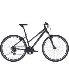 Kalnu velosipēds Rock Machine Rokk 30 Easy Entry, Matte Black (Rata izmērs: 28,  Rāmja izmērs: M) Kalnu velosipēdi (MTB)