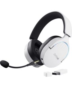 Trust GXT 491W FAYZO WIRELESS White Gaming Headphones Piederumi konsolēm