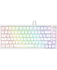 Savio klawiatura mechaniczna astral white outemu white jade rgb Klaviatūras