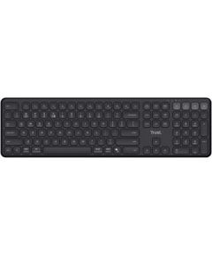 Trust Klawiatura bezprzewodowa vaiya multi black us Klaviatūras