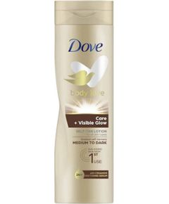 Dove Medium to Dark Body Love Lotion - Samoopalovací mléko 250ml Smaržas - NESAKĀRTOTS