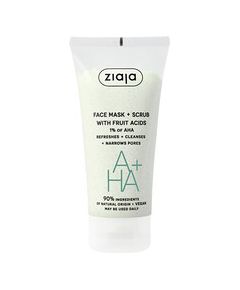 Ziaja Face Mask + Scrub Fruit Acids 55ml Косметика для тела