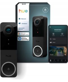Philips Hue Video Doorbell Camera, EU/UK | Black Jaunumi - Datori