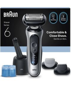 Braun Series 6 62-S7650cc Golarka foliowa Przycinarka Srebrny  Электрические зубные щетки