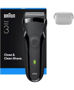 Braun Series 3 300S Foil shaver Trimmer Black Skuvekļi vīriešiem