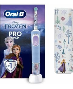 Szczoteczka Oral-B Vitality Pro Kids Frozen + Etui Niebieska Elektriskās zobu birstes