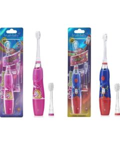 BRUSH BABY_Kidz Sonic szczoteczka soniczna dla dzieci w wieku 3l+ Rocket Elektriskās zobu birstes