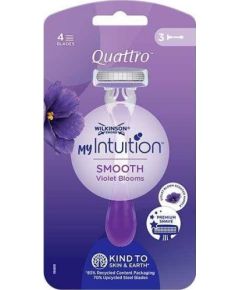 Wilkinson  Wilkinson My Intuition Quattro Smooth Violet Bloom 3szt Elektriskās zobu birstes