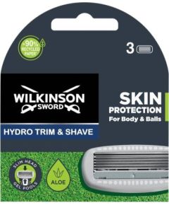 Wilkinson  Wilkinson Hydro Trim & Shave ostrza do maszynki do golenia i stylizacji 3szt. Elektriskās zobu birstes