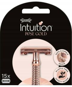 Wilkinson  Wilkinson Intuition Rose Gold żyletki do maszynki 15szt  Электрические зубные щетки