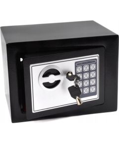 Geko Sejf na szyfr i zamek elektroniczny 21x17x17cm (1) Новости - Для офиса