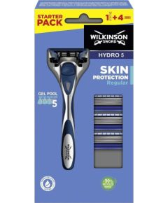 Wilkinson  Wilkinson Hydro 5 Skin Protection Regular maszynka do golenia z wymiennymi ostrzami dla mężczyzn 1szt + wkłady 4szt  Электрические зубные щетки