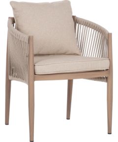 Chair MEDINA 61,5x62,5xH74cm, beige Dārza galdi
