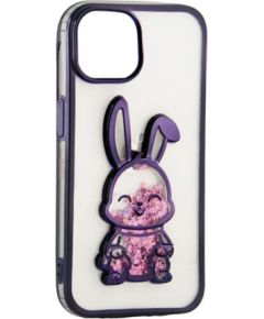 iLike Apple  iPhone 11 Silicone Case Print Desire Rabbit Purple Neoriģinālie Maciņi