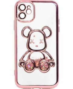 iLike Apple  iPhone 11 Silicone Case Print Desire Bear Pink Neoriģinālie Maciņi