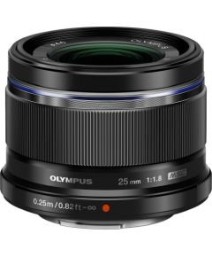 Olympus M.Zuiko Digital ED 25мм f/1.8 объектив, чёрный