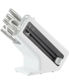 Knives Ninja StaySharp Stainless 6-pcs+wood block, white Elektriskās zobu birstes