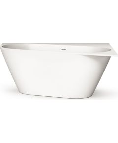 PAA Deco Corner A Brīvi Stāvoša Akmens Masas Vanna Balta Из каменной массы