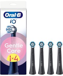 Braun Oral-B iO Refill Gentle Care black 4 pack Uzgaļi elektriskajām zobu birstēm