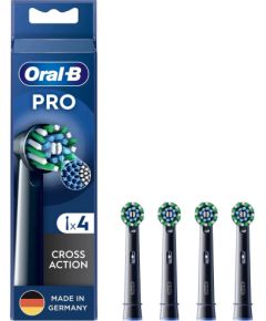 Oral-B Sonic toothbrush head 860236 / 4x Cross Black Насадки для электрических зубных щеток