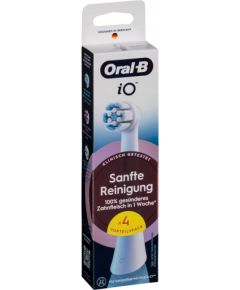 Oral-B Sonic toothbrush head 8700216194877 / iO Sanfte Reinigung 4-Pack White Uzgaļi elektriskajām zobu birstēm