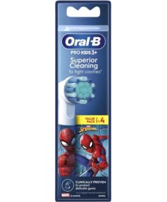 Główka do Szczoteczki do Zębów Oral-B Pro kids +3 Spiderman Насадки для электрических зубных щеток