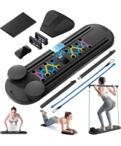 Daudzfunkcionāla Push-Up un Pilates tāfele inSPORTline Pushap Zen Atspiešanās rokturi