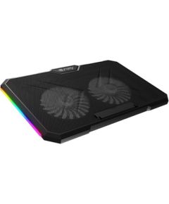 FURY GUNBAI G3 Laptop Cooling Pad 14.1–17.3" with 2 Fans, RGB Lighting, 2× USB Cистемы охлаждения для ноутбуков