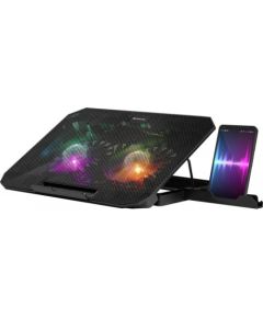 Defender COOLING PAD NS-510 15.6" 2W 2XUSB RGB Новинки Компьютерная техника