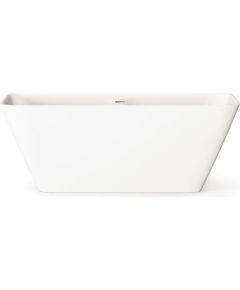 PAA Quadro Brīvi Stāvoša Akmens Masas Vanna Balta Крупная бытовая техника