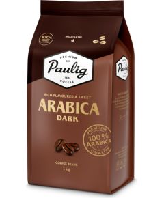 Kafijas pupiņas Paulig Arabica Dark 1kg ( Iepak. x 4 ) Kafijas kapsulas, kafija
