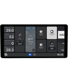 6.95" Shelly Wall Display X2i WiFi/BLU control panel (silver) Viedie slēdži