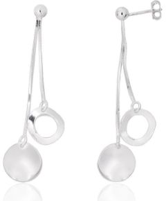 Sudraba auskari-puseti #2204318, Sudrabs 925°, 4 gr. Puseti