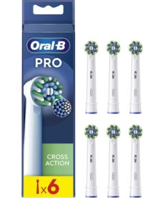 Główka do Szczoteczki do Zębów Oral-B Pro Cross Action 6 Sztuk Uzgaļi elektriskajām zobu birstēm
