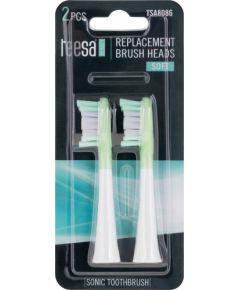 Główki do szczoteczki sonicznej Teesa Sonic Elite TSA8082-W miękkie Uzgaļi elektriskajām zobu birstēm