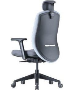 Krzesło biurowe Brother Up Up Athene ergonomic office chair Black, Grey + Blue fabric Jaunumi, mēbeles, māja