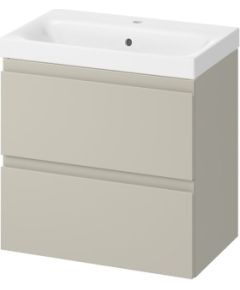 Шкафчик для ванной MODUO SLIM 60 Cashmere с раковиной Izlietnes skapis