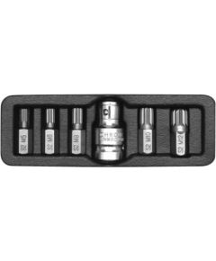 Yato Uzgaļu SPLINE komplekts 6 gab. Mehāniskie instrumenti