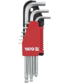 Yato Atslēgu Ballpoint komplekts 9 gab, pagarin. Mehāniskie instrumenti