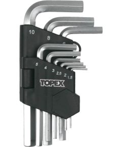 Seškanšu atslēgu komplekts  9 gab., CrV Mehāniskie instrumenti