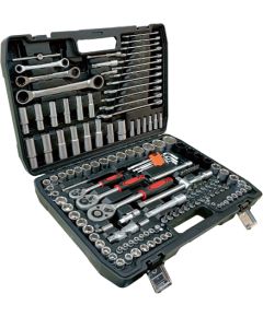 Instrumentu komplekts  1/2", 3/8", 1/4'' 151 gab. Mehāniskie instrumenti