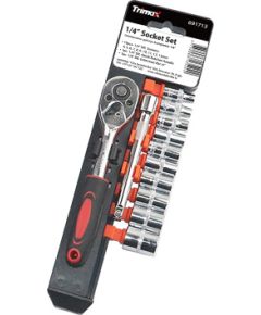Uzmaucamo galviņu komplekts 1/4"  12 gab. Mehāniskie instrumenti