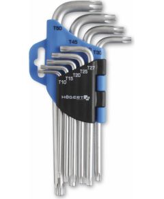 Atslēgu komplekts TORX,  9 gab. Mehāniskie instrumenti