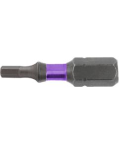 Trieciena skrūvgrieža uzgalis HEX 5, 25mm, S2,  5 gab Mehāniskie instrumenti