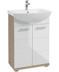 Шкафчик для ванной  BARI Deftrans с раковиной   Mega 60cm Izlietnes skapis