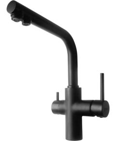 Vento Смеситель для кухонной раковины Cucina с фильтром , черный Крупная бытовая техника