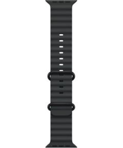 Apple Ocean Band, 49 mm, black titanium, black - Watch band Smart-Watch aksesuāri