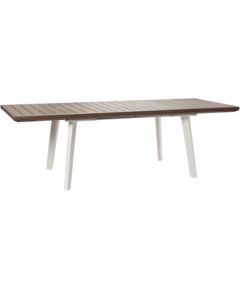 Keter Dārza galds izvelkams Harmony Extendable balts/bēšs Jaunumi -Dārzam