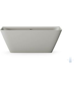 PAA Quadro Wall Silk Brīvi Stāvoša Akmens Masas Vanna Matēta Pelēka Jaunumi Sadz. tehnika