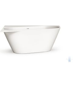 PAA Deco Corner D Brīvi Stāvoša Akmens Masas Stūra Vanna Matēta Balta Jaunumi Sadz. tehnika